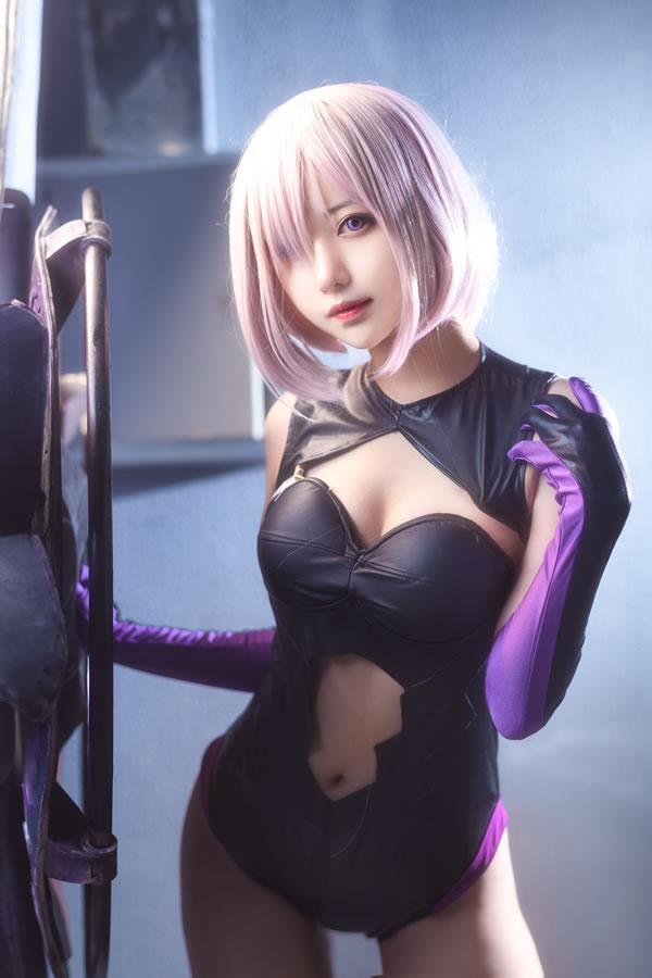 高颜值coser Shika小鹿鹿-玛修(19)