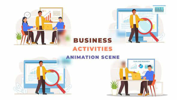 Business Meeting Activities - VideoHive 43043684