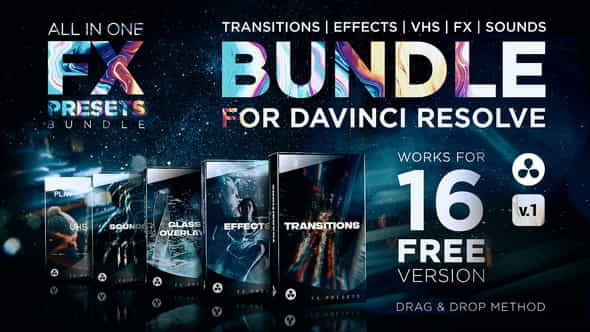 FX Presets Bundle for DaVinci - VideoHive 30888590