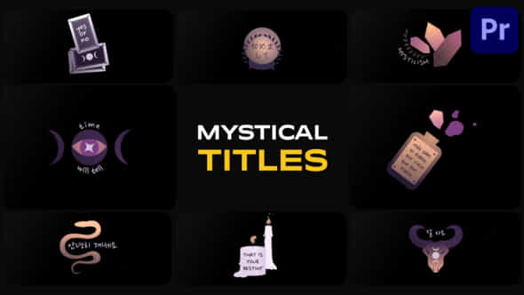 Mystical Elements Titles For Premiere Pro - VideoHive 48814565