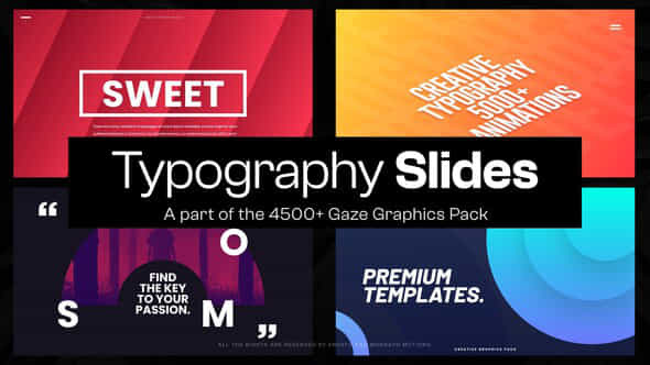 10 Typography Slides Iv - VideoHive 48941508