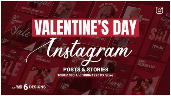 Valentines Day Instagram Ad V107 - VideoHive 35583680