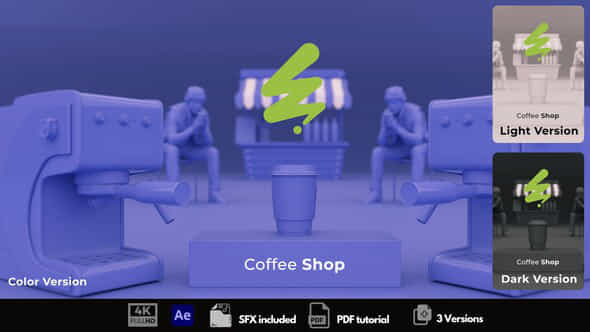 Coffee Shop Promo - VideoHive 54299874