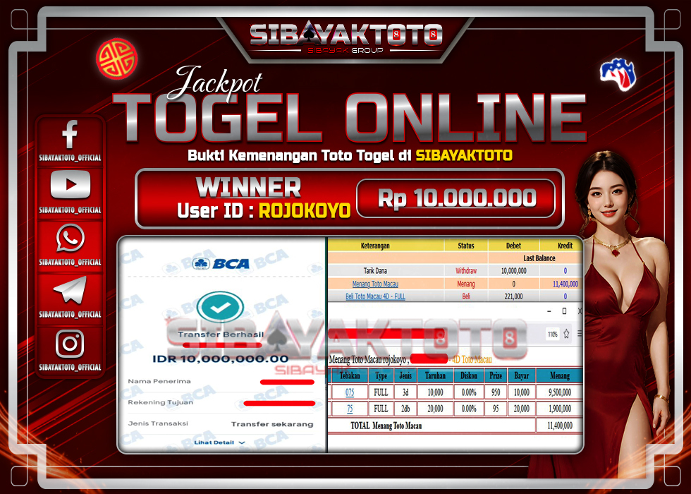 Sibayaktoto # Daftar Situs Togel Online & Situs Toto 4d Terpercaya Berlisensi Resmi Indonesia