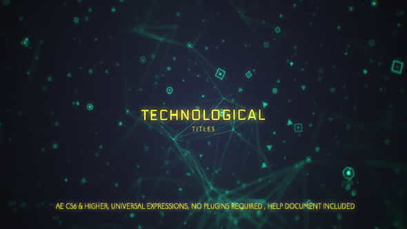 Technological Titles - VideoHive 20941071