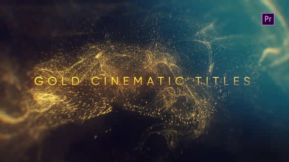 Gold Cinematic Titles Mogrt - VideoHive 23260042