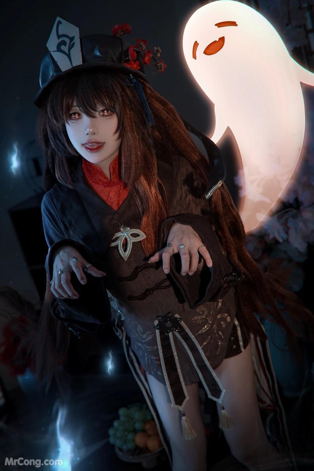 Coser@黏黏团子兔: 往生堂堂主胡桃&ミチノチモシーキミノキモチ (66 photos )(12)