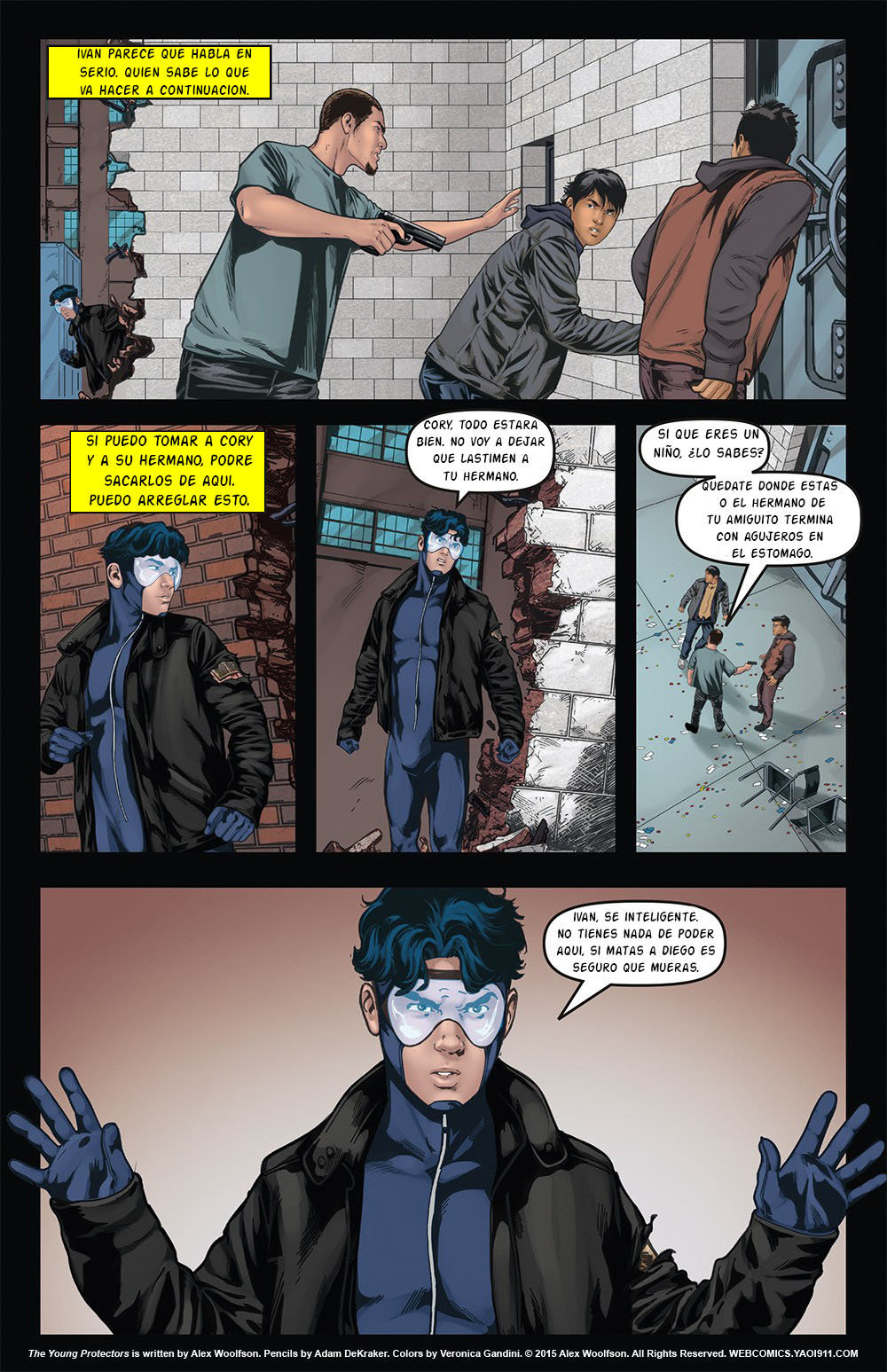 THE YOUNG PROTECTOS (LOS JOVENES PROTECTORES) Flyboy comic bonus - 19