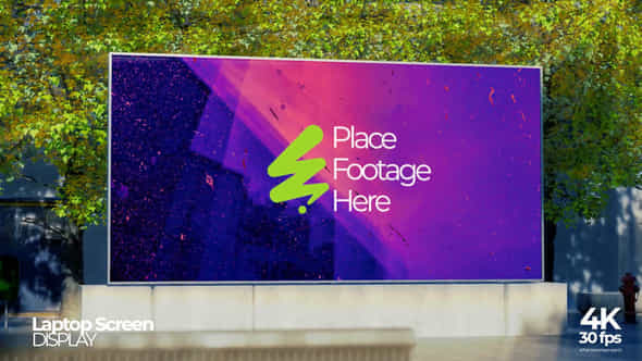 Public Space Billboard Display - VideoHive 55822142