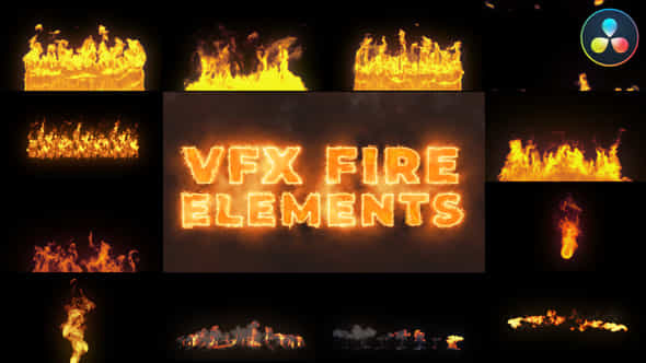 VFX Fire Elements - VideoHive 48068285