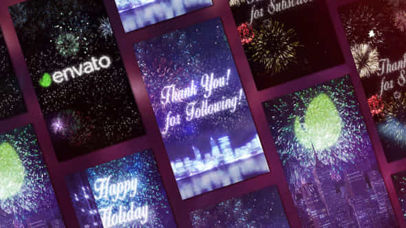 Fireworkscelebration Holiday New Year Instagram Stories - VideoHive 49328638