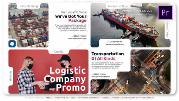 Logistic Company Promo - VideoHive 50918860