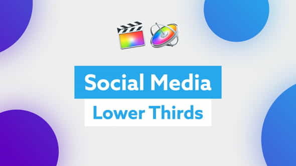 Social Media Lower Thirds for - VideoHive 34083810