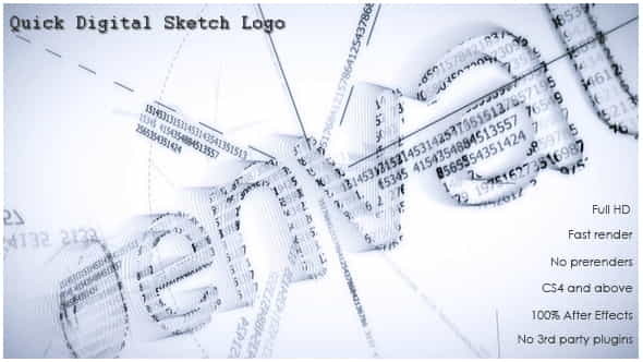 Quick Digital Sketch Logo - VideoHive 16080110