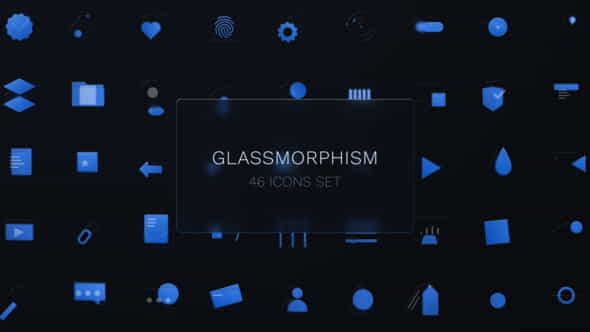 Glassmorphism | Glass Icons Pack - VideoHive 36192403