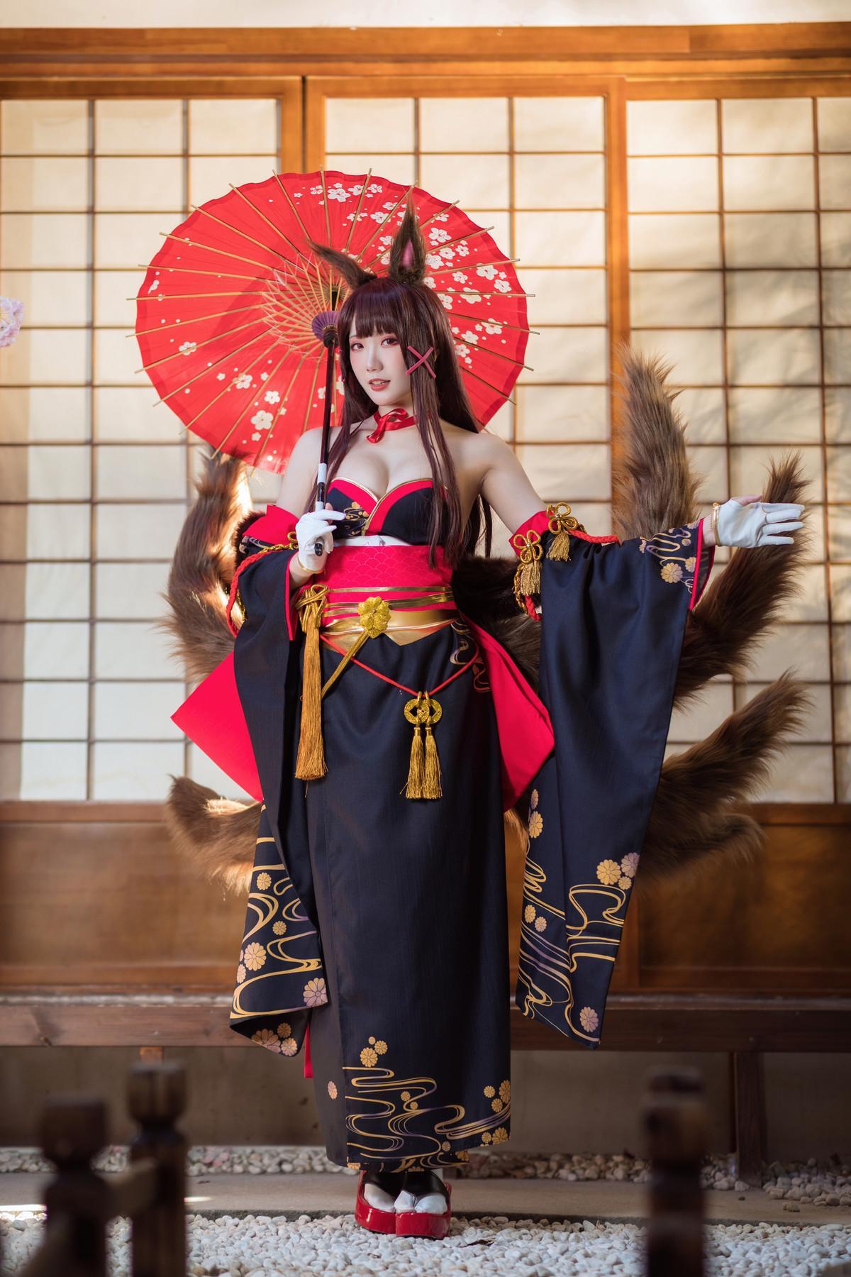 Cosplay 瓜希酱 赤城 Akagi(2)