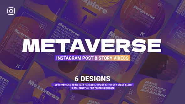 Metaverse Instagram Promotion - VideoHive 37736802