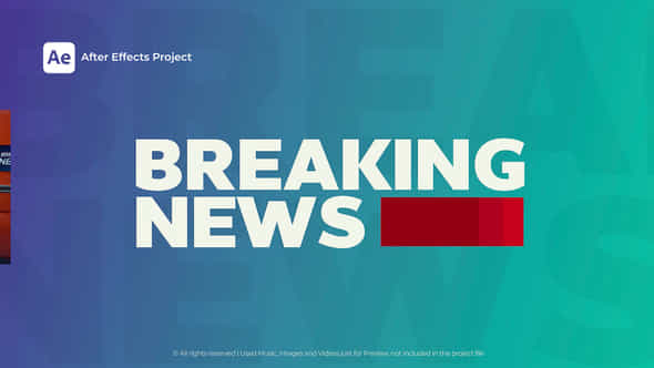 News Intro Opener - VideoHive 54422894