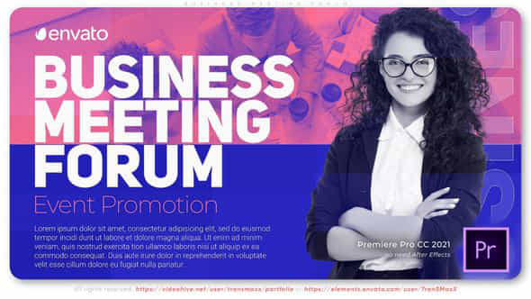 Business Meeting Forum - VideoHive 46776283