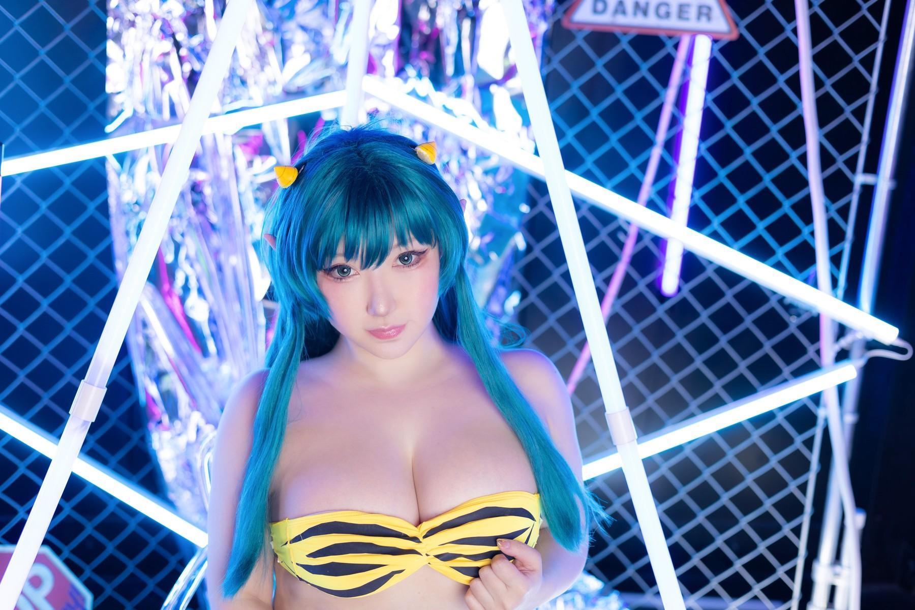 Cosplay SAKUサク Lum ラム うる星やつら Set.04(22)