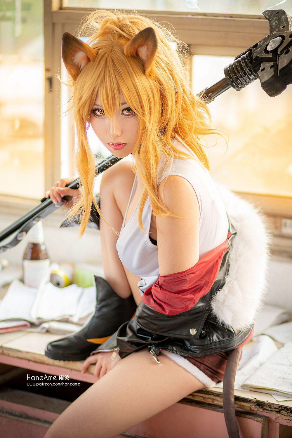 [福利女神cosplay] Hane Ame 雨波 - 明日方舟 推进之王1(2)