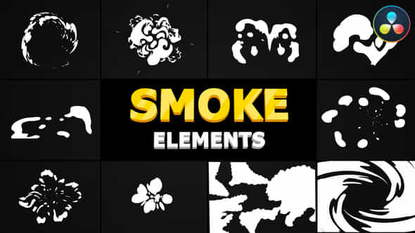 Hand-Drawn Cartoon Smoke - VideoHive 39622077