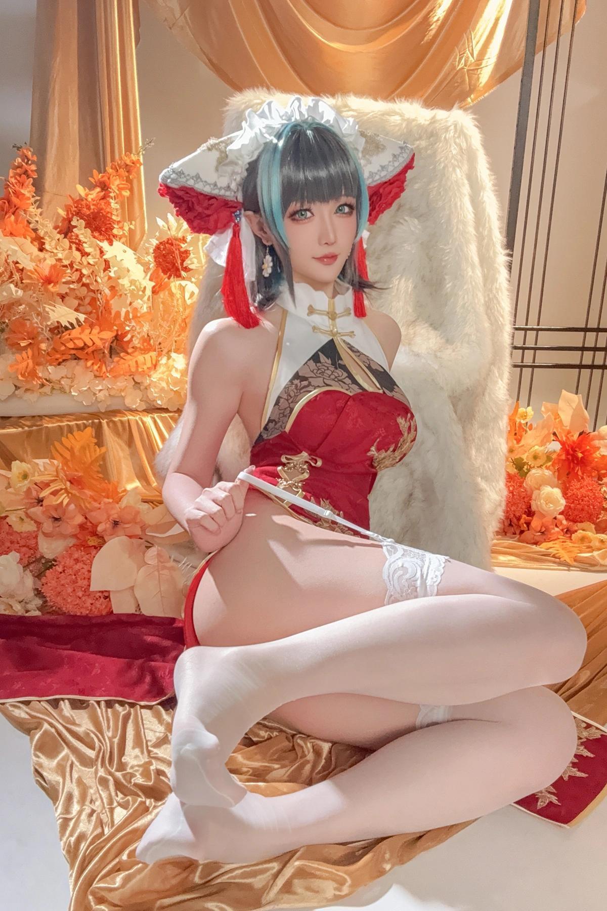 Cosplay 星之迟迟Hoshilily – 碧蓝航线柴郡(37)