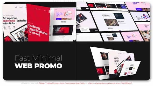Fast Minimal Web Promo - VideoHive 37241984