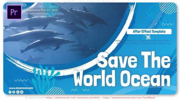 Save the World Ocean - VideoHive 33869545