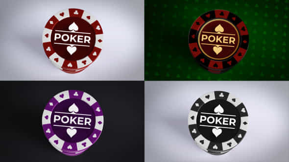 Online Poker Logo - VideoHive 44780282