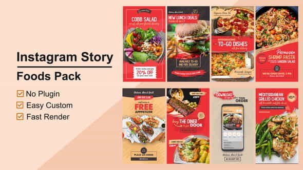 Food Instagram Stories V12 - VideoHive 27802574