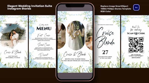 Elegant Wedding Invitation - VideoHive 44038016