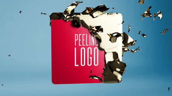 Peeling Logo - VideoHive 52375281