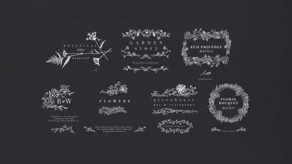 Botanical Titles - VideoHive 19530618