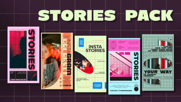 Modern Vertical Stories - VideoHive 45083328