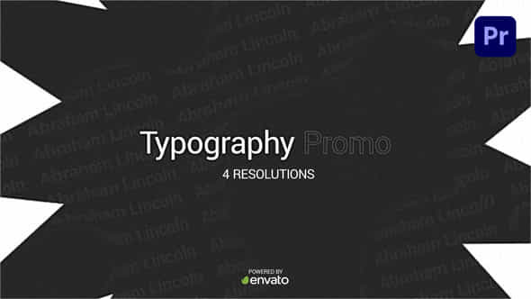 Typography Promo. - VideoHive 34018313
