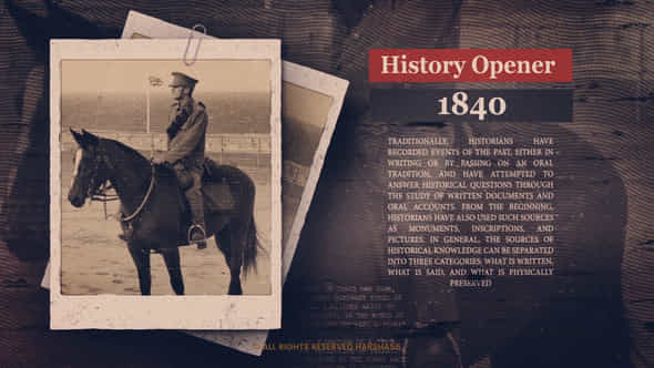 The History - VideoHive 36280611