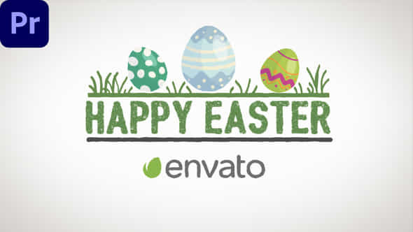 Happy Easter Cat - VideoHive 36534466