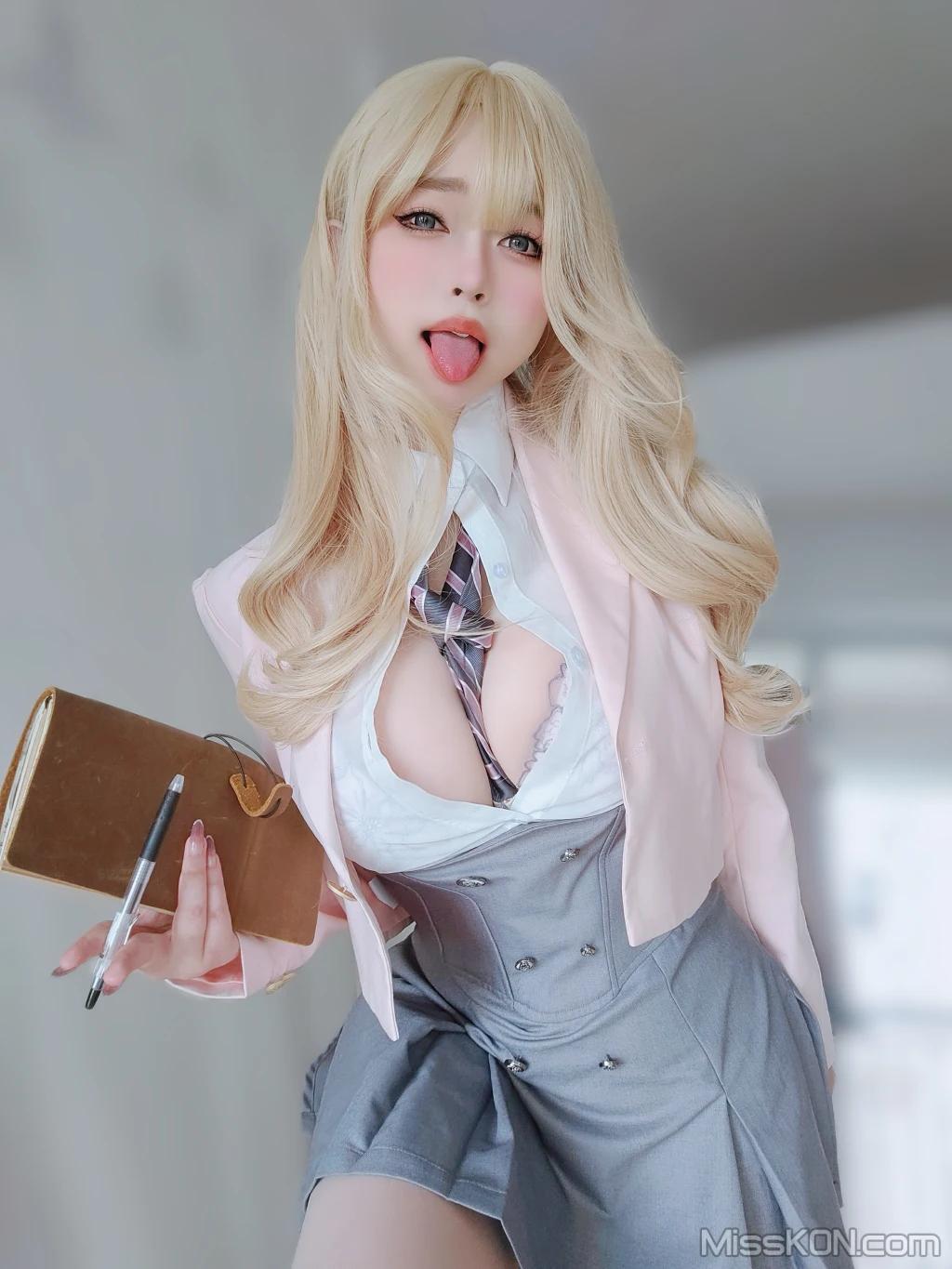 Coser@女主K: 催眠傲娇的前辈 (78 photos)(6)
