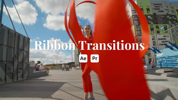 Ribbon Transitions - VideoHive 52925833