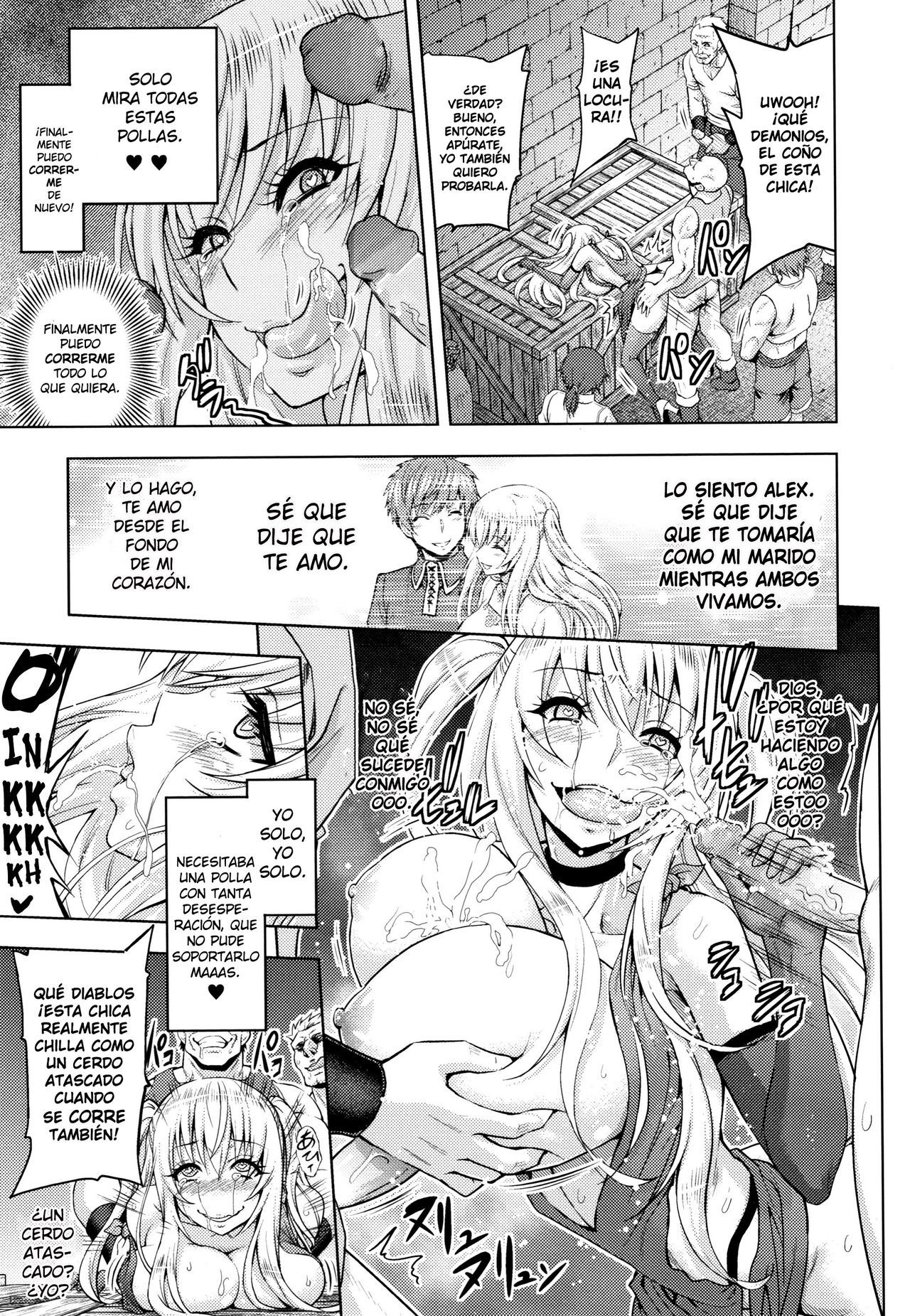 [Yamada Gogogo] Erona -Orc no Inmon ni Okasareta Onna Kishi no Matsuro-  Erona -La Caída de una Hermosa Guerrera Maldecida con la Lasciva Marca de un Orco + Epílogo [Spanish] {meiwow + k