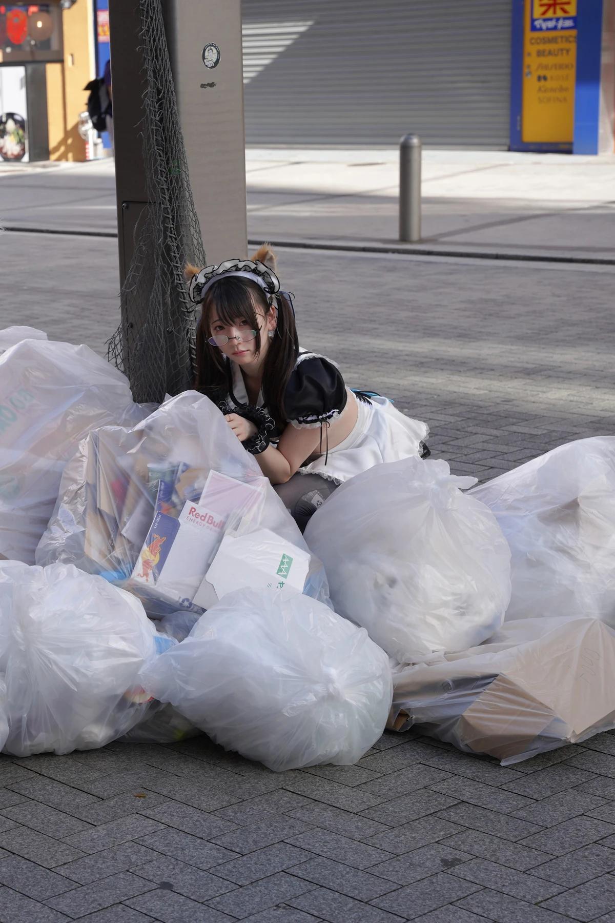 Sui Utatane うたたね翠, Mizuna Shione 水那しおね, 写真集 「野生のメイドがあらわれた！」 Set.03(21)