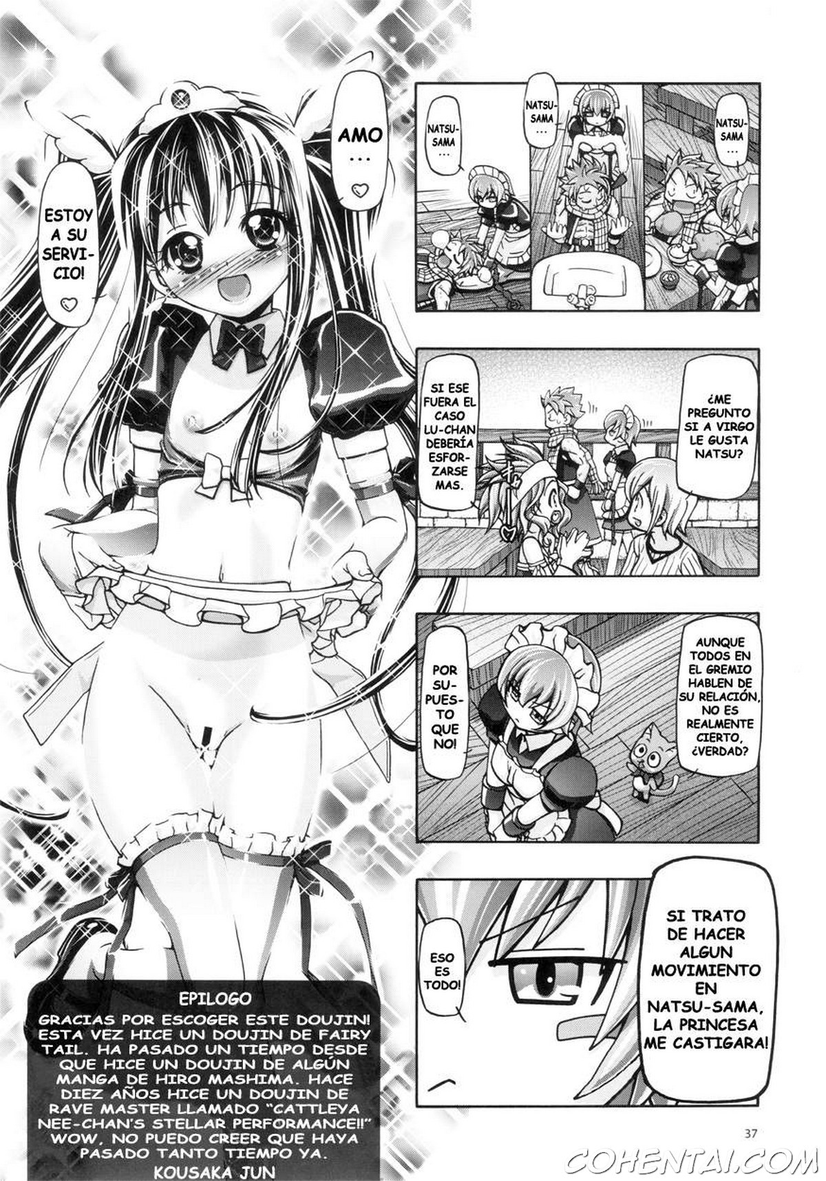 Lucy & Virgo Daikatsuyaku!! (Fairy Tail) xxx comics manga porno doujin hentai español sexo 