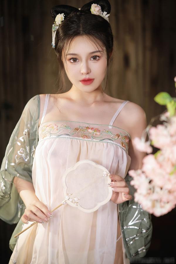 福利姬桃暖酱古风仕女妖娆怀玉(10)