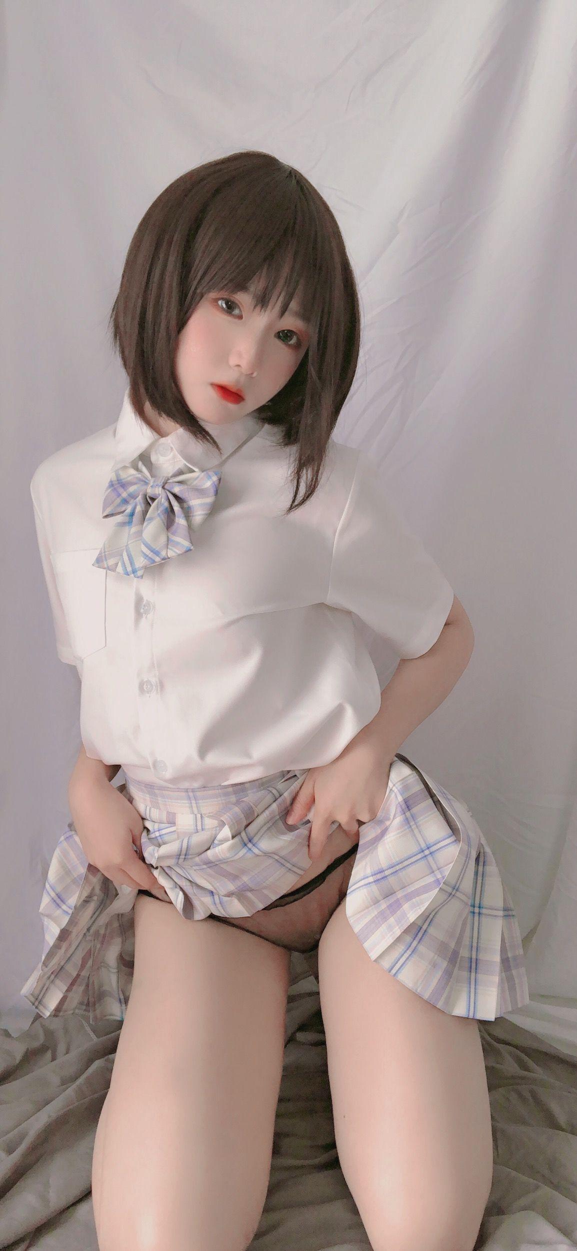 [Cosplay] 萌妹是青水 – 学妹jk(7)