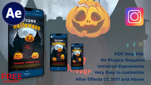 Happy Halloween Stories - VideoHive 48450900