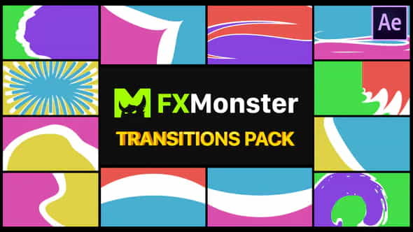 Colorful Transitions Pack | After - VideoHive 26721097