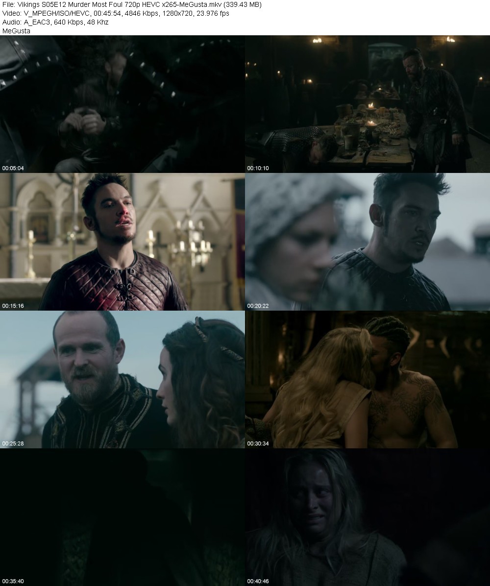 Vikings S05E12 Murder Most Foul 720p HEVC x265-MeGusta