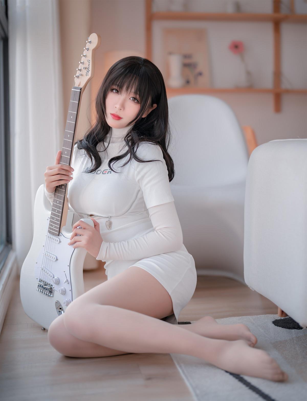 Cosplay 轩萧学姐 吉他妹妹肉丝(15)