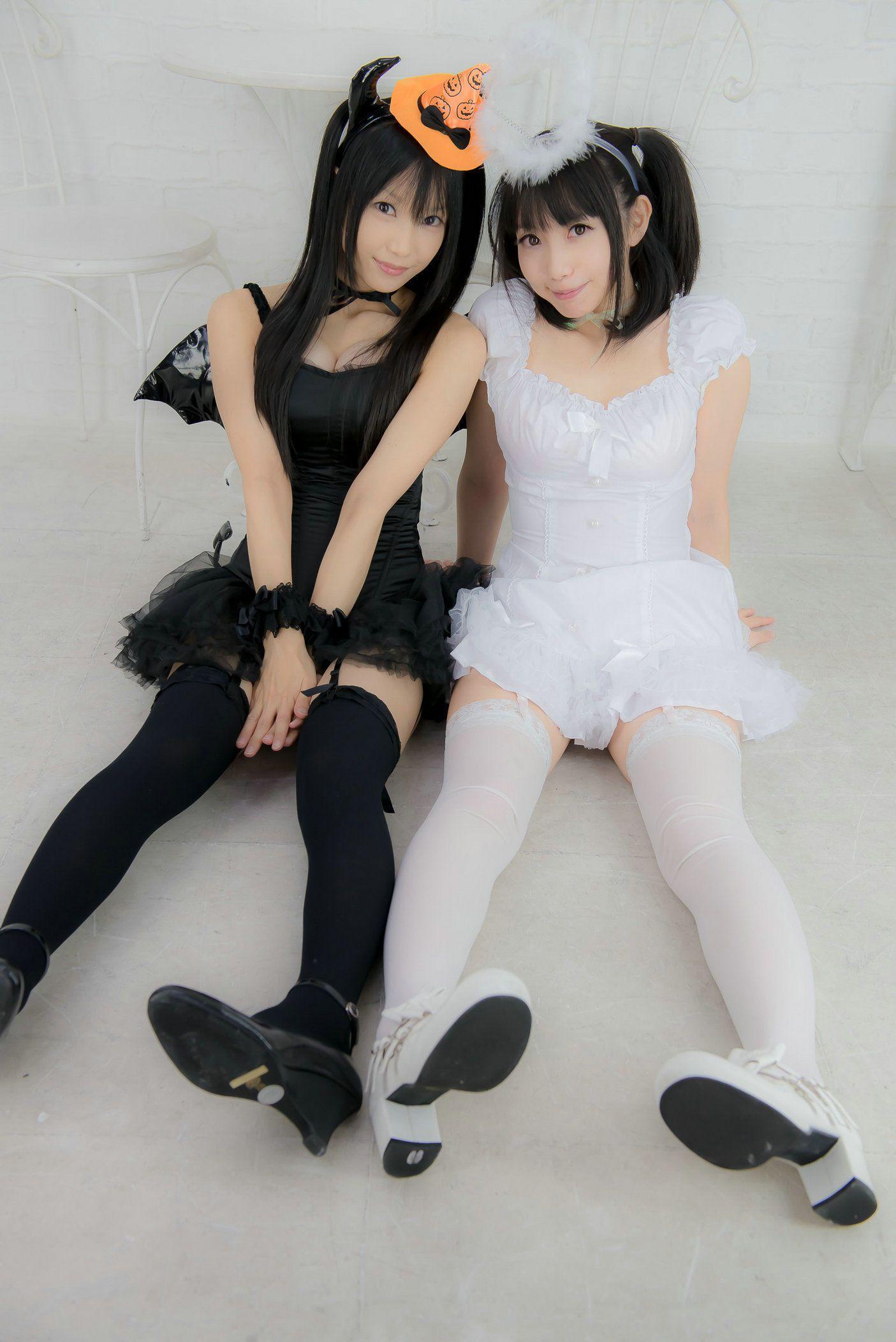 れんふりーど&天使みゅ。《Twin Closet》 [Heruheru3] 写真集(88)